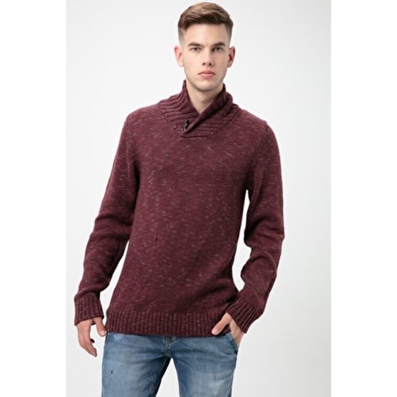 New GUESS Collection Mens Claret Red Sweater SZ XXL - Picture 1 of 2